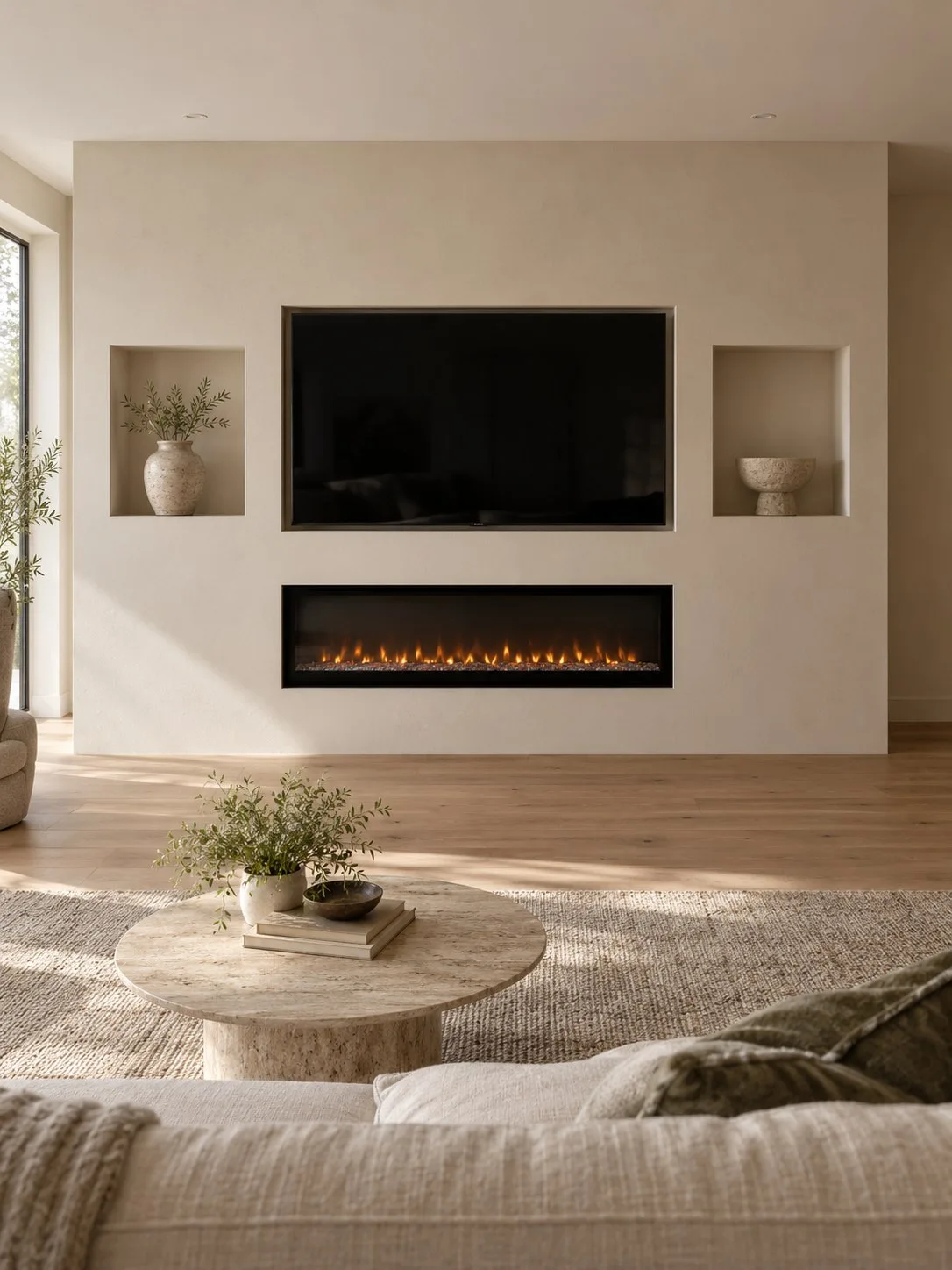 Plain media wall design inspiration